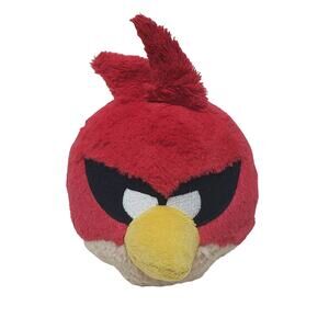 Angry Birds Plush Red 2010 Rovio Commonwealth Toy And Novelty Play Stuffed Bird